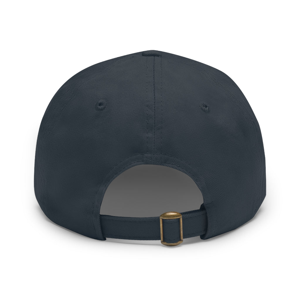 Mariner's Mutt Logo Dad Hat with Leather Patch (Round)