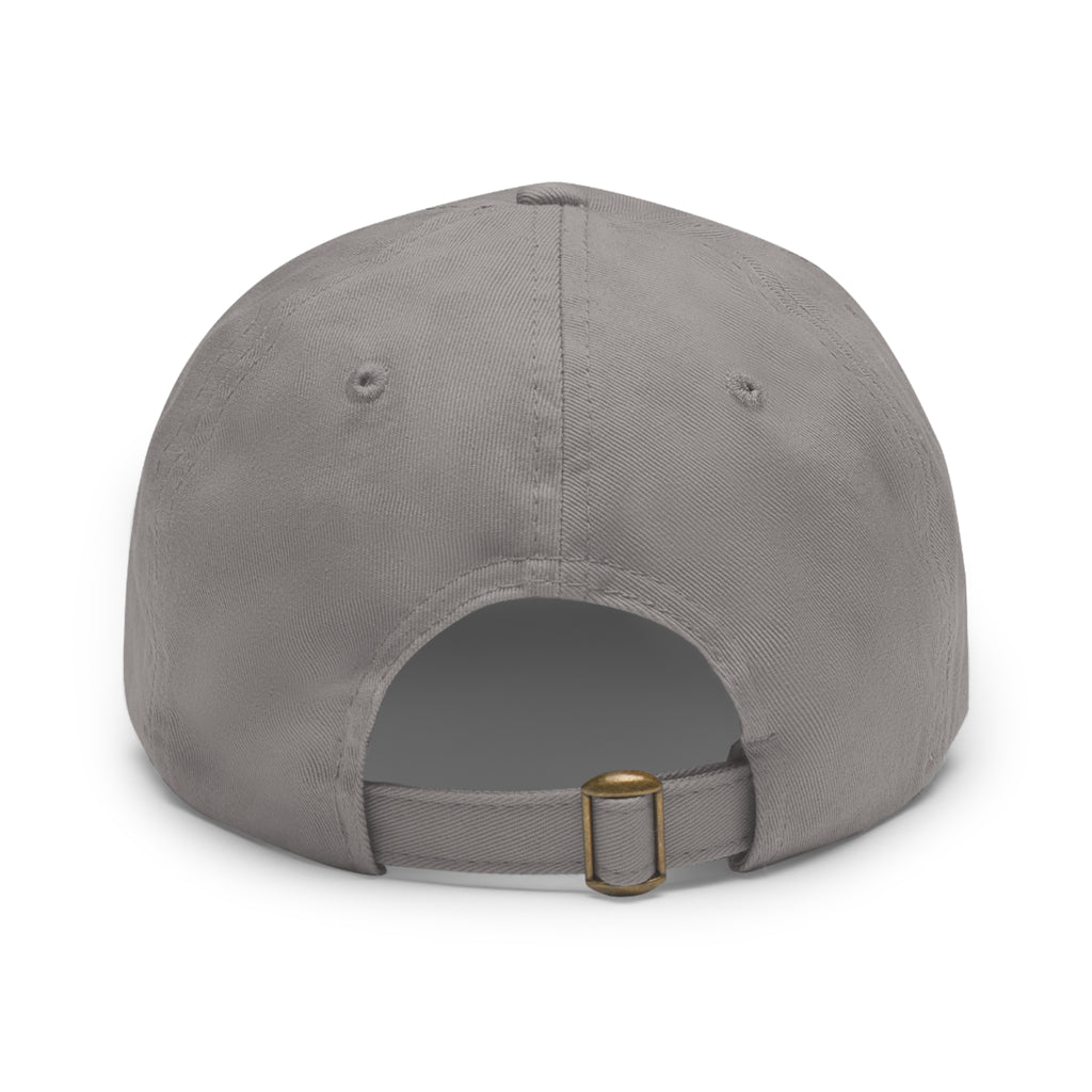 Mariner's Mutt Logo Dad Hat with Leather Patch (Round)