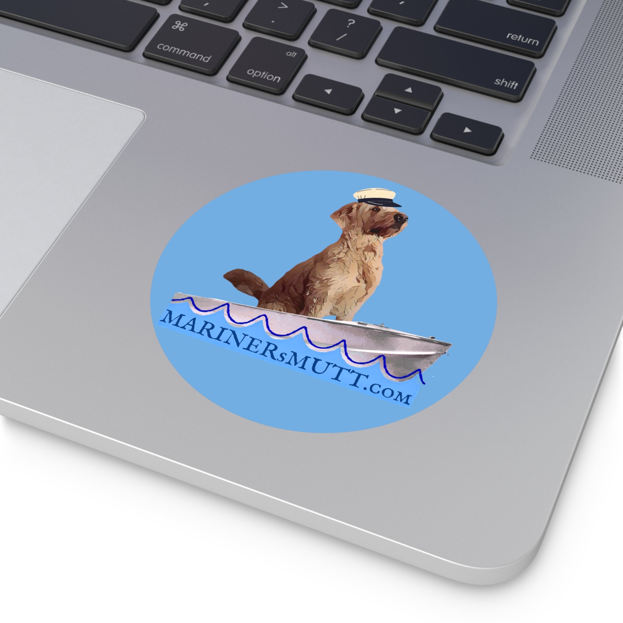 Nautical Dog Vinyl Stickers, Fun Pet Decor, Dog Lover Gift, Outdoorsy Accessories, Boat Themed Stickers, Mariner's Mutt
