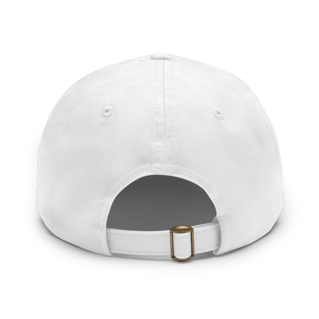 Mariner's Mutt Logo Dad Hat with Leather Patch (Round)