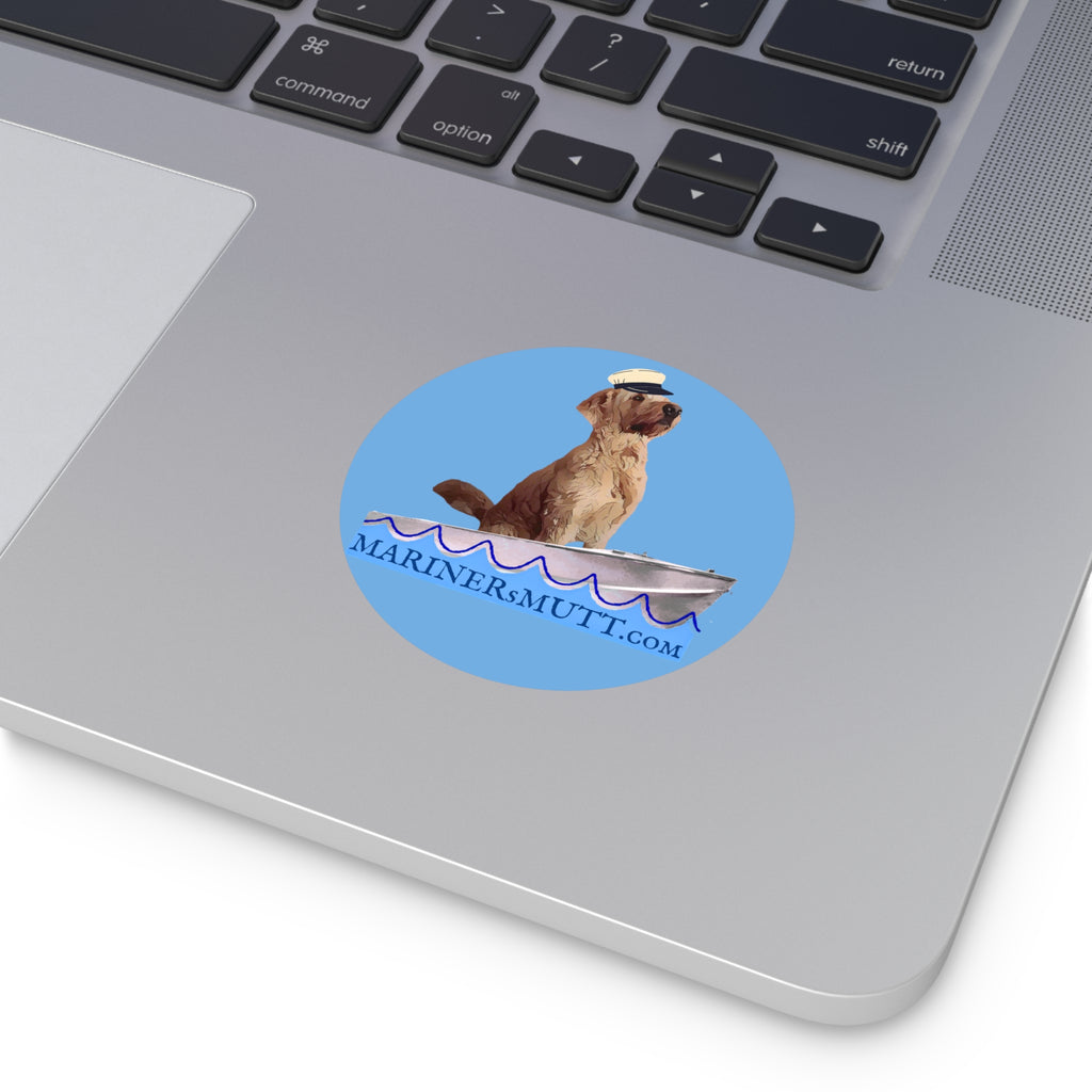 Nautical Dog Vinyl Stickers, Fun Pet Decor, Dog Lover Gift, Outdoorsy Accessories, Boat Themed Stickers, Mariner's Mutt