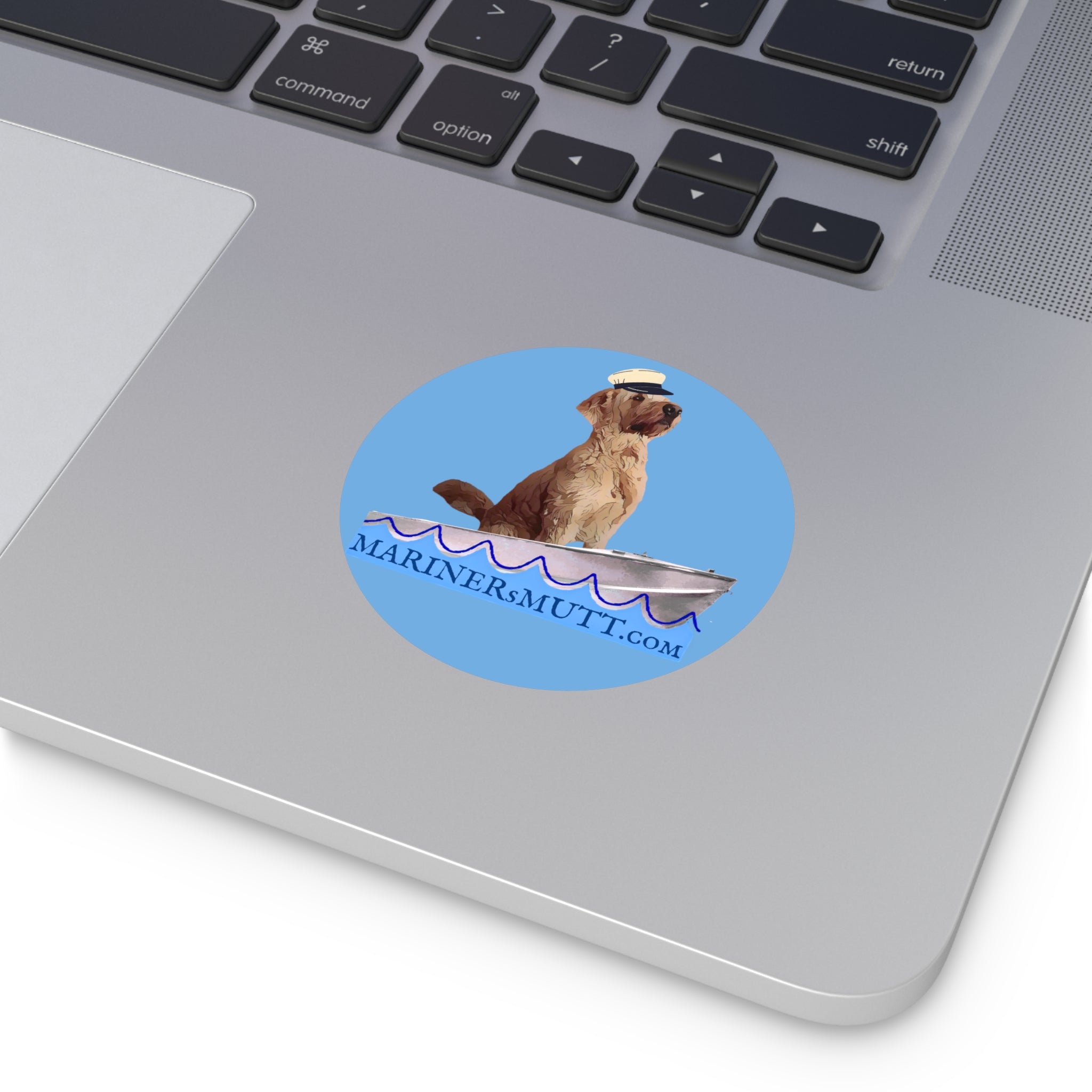 Nautical Dog Vinyl Stickers, Fun Pet Decor, Dog Lover Gift, Outdoorsy Accessories, Boat Themed Stickers, Mariner's Mutt