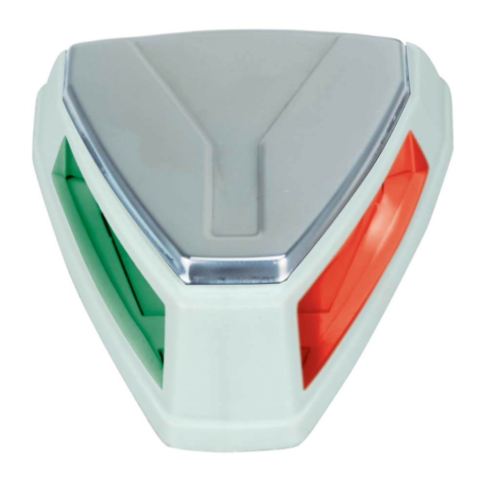 Perko 12V LED BiColor Navigation Light  WhiteStainless Steel 0655001WHS